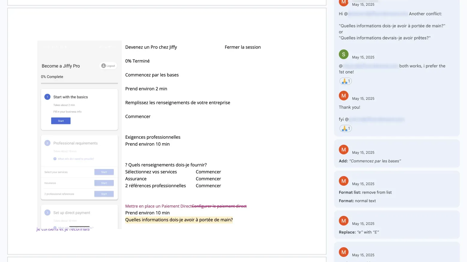How Jiffy's localization looked like before Crowdin